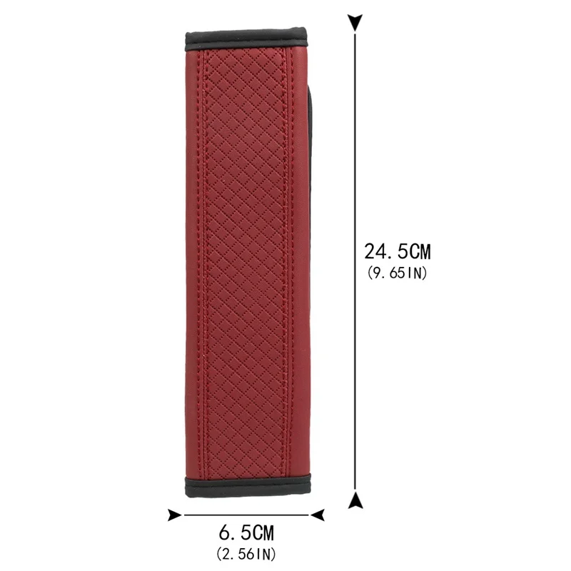 2/1 Pcs Car PU Leather Safety Belt Shoulder Cover Breathable Protection Padding Seat Pad Auto Interior Accessories | Автомобили и