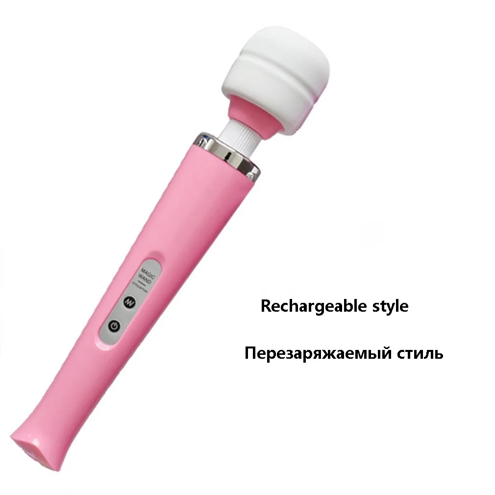 pink USB 10 скоростей, волшебная палочка, массажер для ног, мощный вибрирующий массаж, вилка EU/US/UK, USB подзарядка, массажная палочка - Цвет: pink USB
