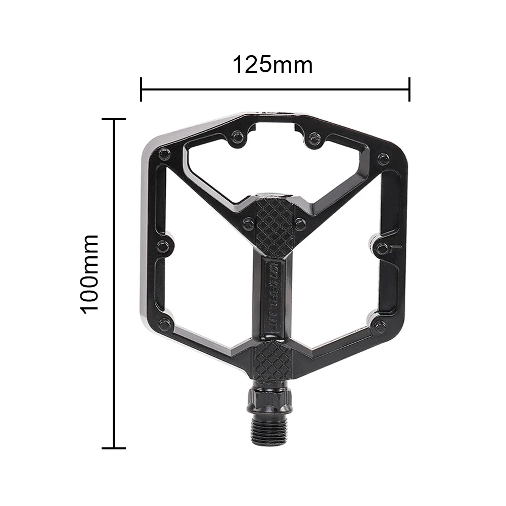 

Wheel-up Bicycle Flat Pedal Nylon Fiber MTB Bike Platform Pedals 1 Pair Ultralight Pedals Durable Widen Area MTB Bicycle Part