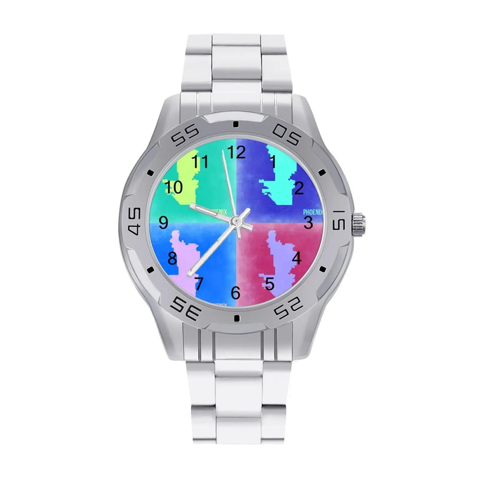 

Map Quartz Watch Stainless Photo Wrist Watch Lady Sport Vintage Affordable Wristwatch
