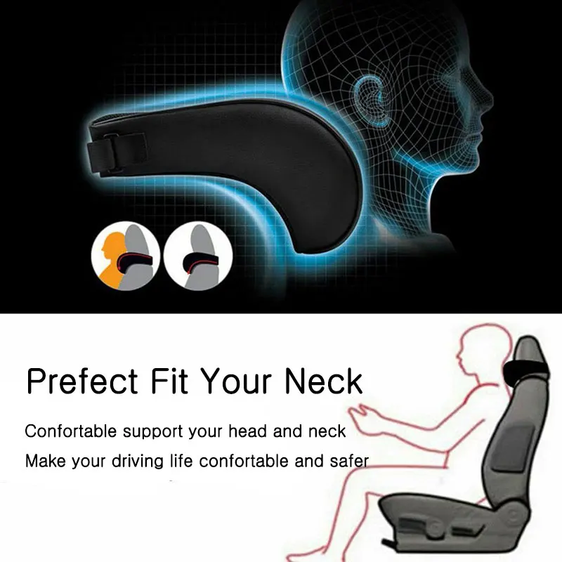 3D пены памяти автомобильные подушки Кожаная подушка для шеи автомобиля