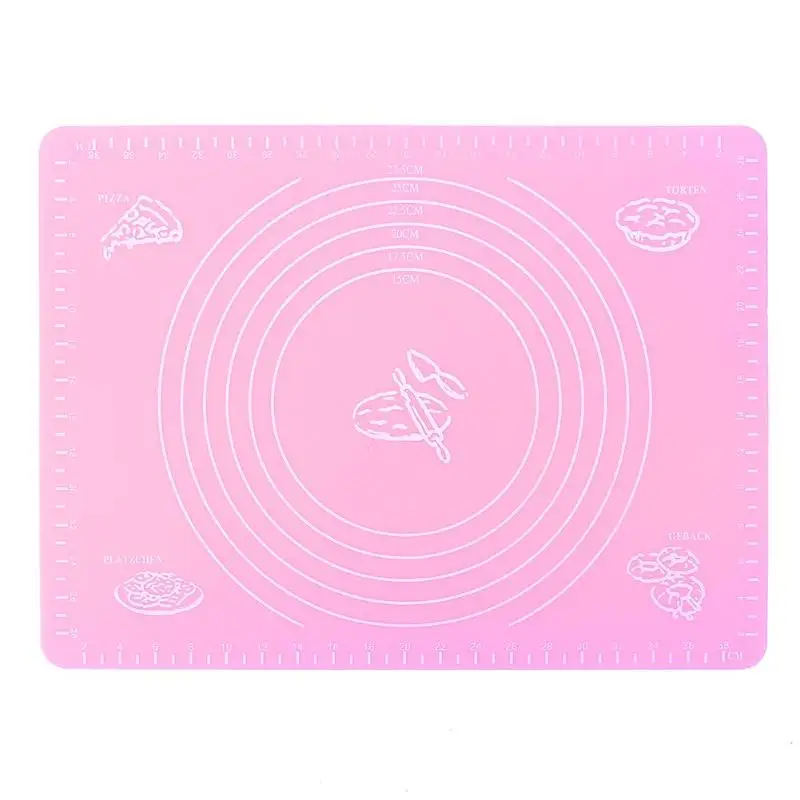 Nonstick Silicone Baking Mat with Scales for Oven Rolling Dough Pad Baking Mat Fondant Pastry Tool Kitchen Gadgets
