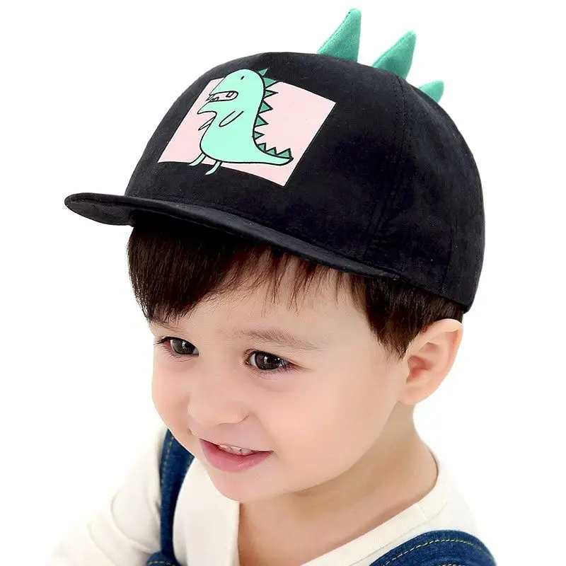 Новая бейсбольная кепка с динозавром из мультфильма для маленьких мальчиков и