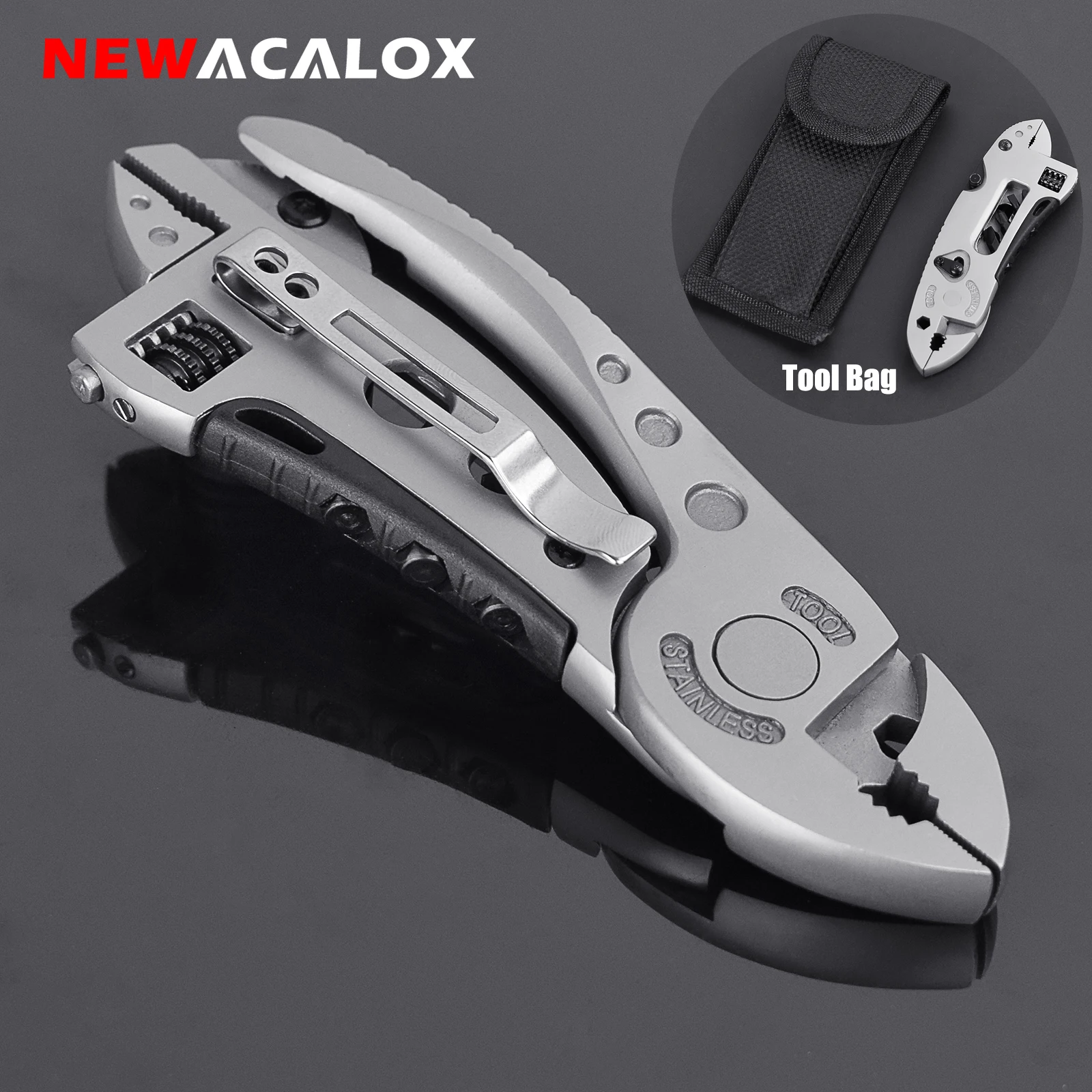 Многофункциональные плоскогубцы NEWACALOX ручные инструменты для выживания набор