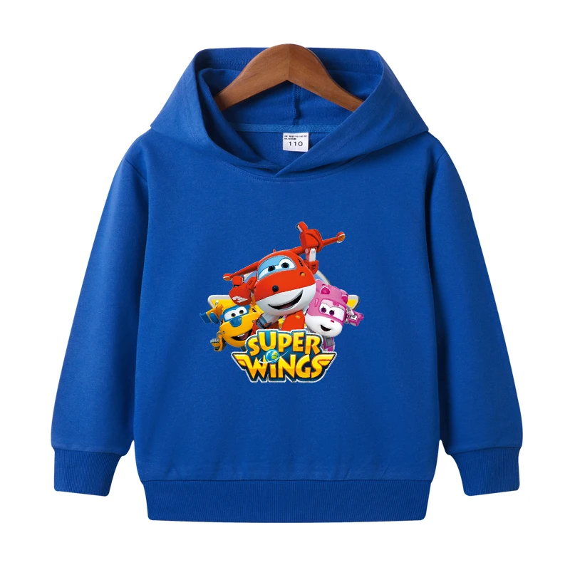 

1-10Years Boys Hoodie Clothes Super Wings Costume Kids Autumn Sweatshirts Tops Girls Tshirt Kids Teen Toddler Baby Boys Spring