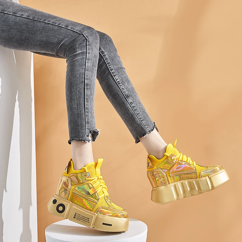 Кроссовки женские на шнуровке модная повседневная обувь плоской подошве|Обувь