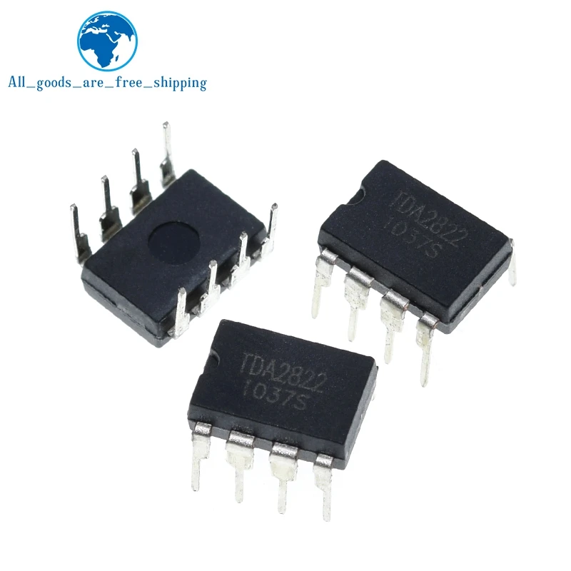 10 шт. TDA2822M DIP8 TDA2822 DIP 2822M 8 новый и оригинальный IC|Интегральные схемы| |