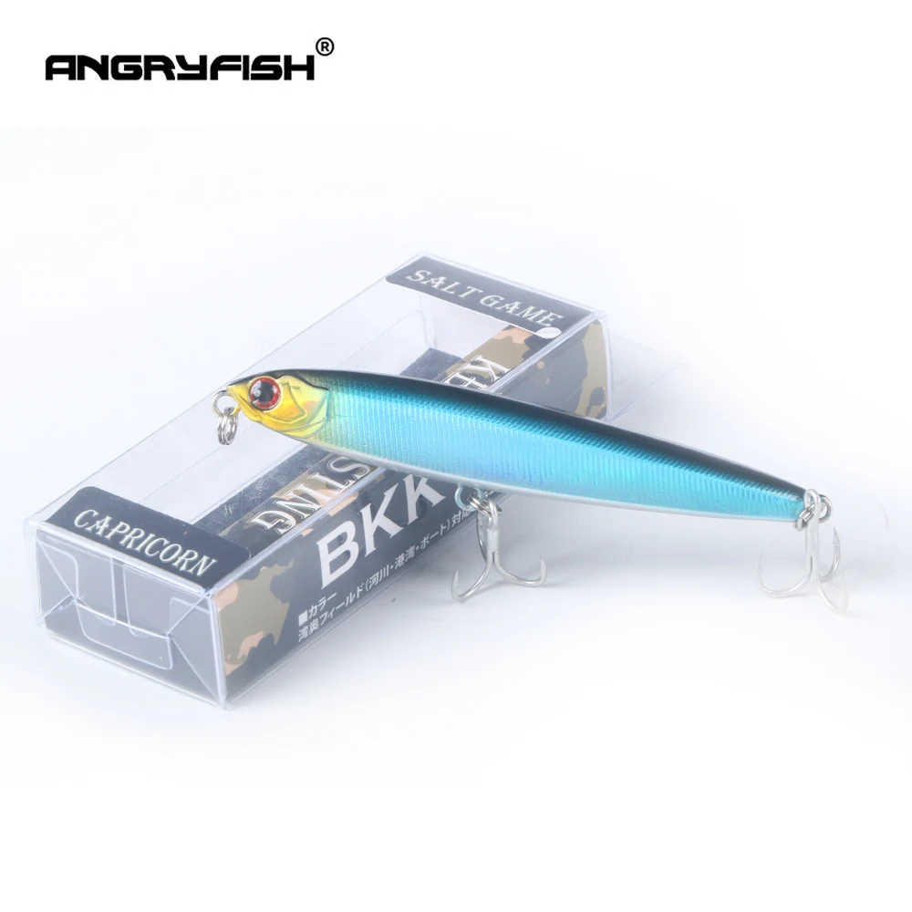 Фото Рыболовная приманка Angryfish, Реалистичная, 95 мм, 18 г, 3D, воблер с глазками, 1 шт. №2
