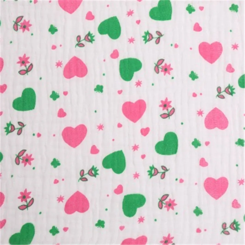 Хлопковый двухслойный креп фрукты хлопковая ткань с принтом домашний сервис