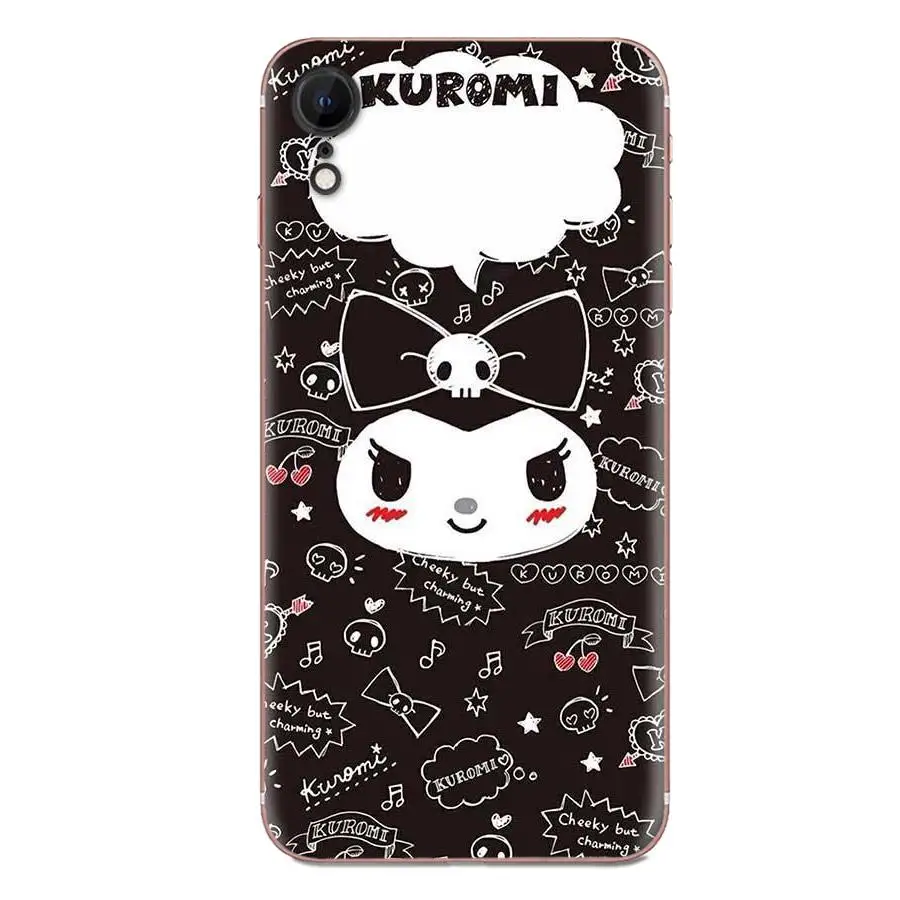 Чехлы из ТПУ кожи чехол Симпатичные Kuromi для Galaxy Note 10 A10E A10S A20S A30S A40S A50S A6S A70S A730 A8S M30S