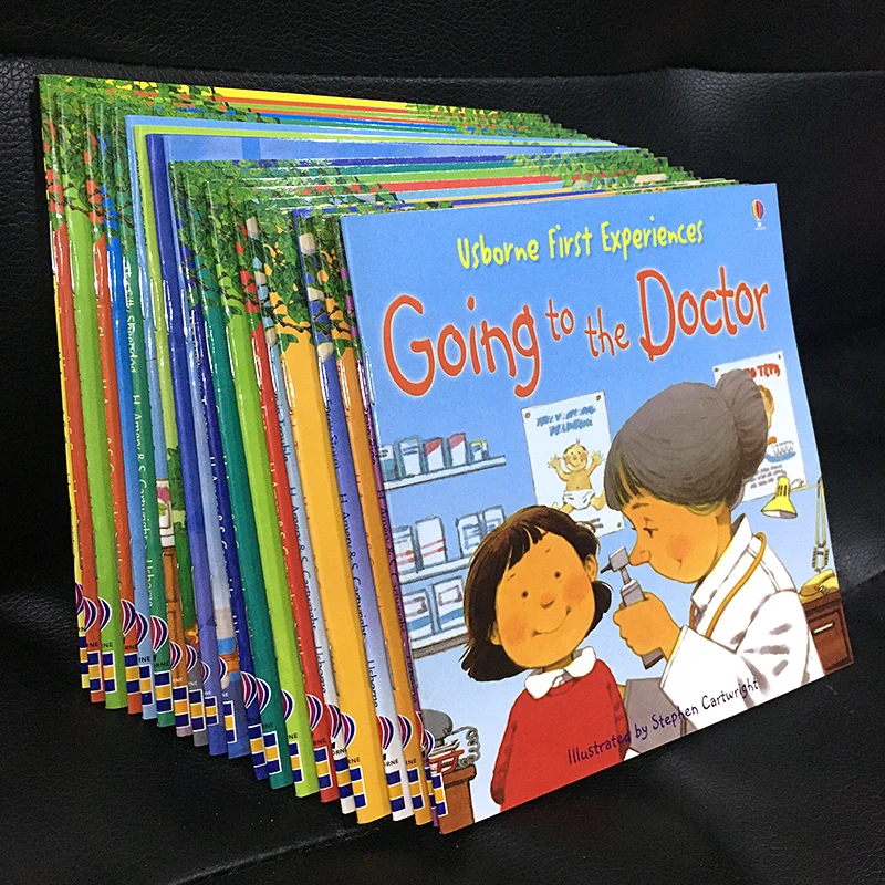 20 книга/комплект пижамы для малышей/английские книги детей usborne ребенок