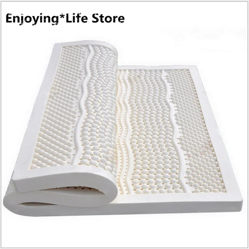 Матрас из 100% натурального латекса толщина 7 5 см суперодиночный семерная форма