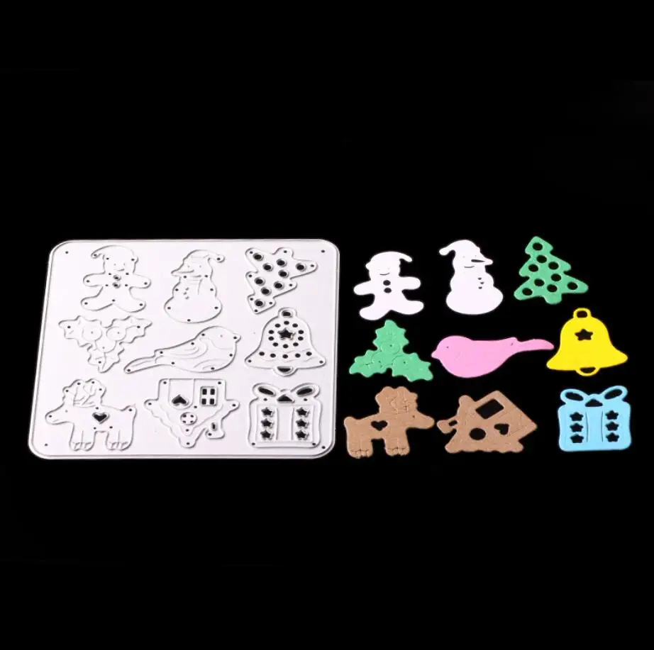 Пресс-формы металлические рождественские для скрапбукинга Новые штампы высечки
