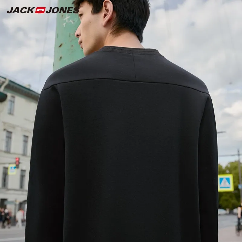 Мужской базовый Свитшот JackJones рисунок с буквенным принтом 219333510|Мужские