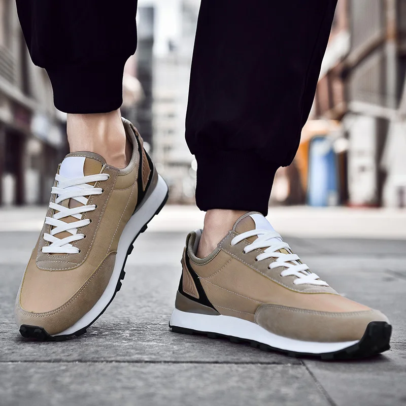 Осенняя мужская повседневная обувь; дышащая обувь; Zapatos; легкие; Calzado de hombre; удобные мужские кроссовки; смешанных цветов на ровной подошве; мужская обувь