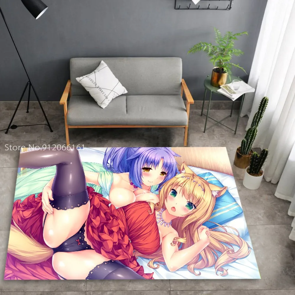 Японский коврик в стиле аниме Nekopara для гостиной столовой кухни эркера украшение