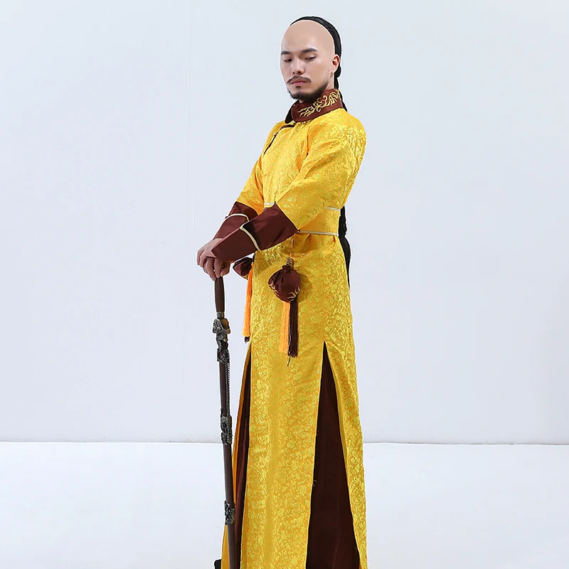 Hanfu мужской костюм для косплея китайский император дракон набор одежды