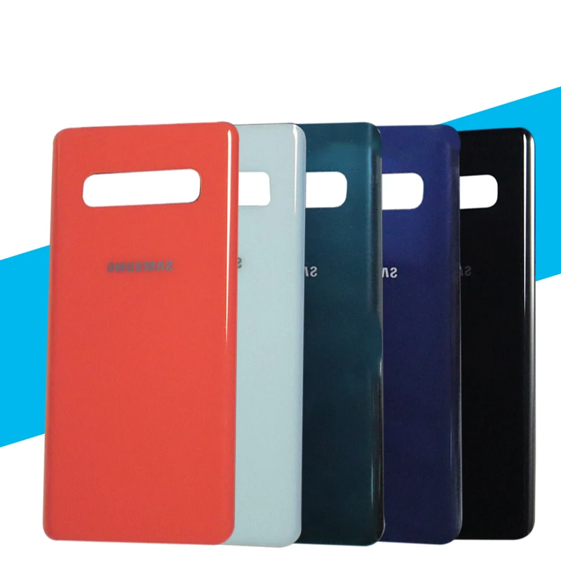 Оригинальный чехол для Samsung Galaxy S10 задняя крышка аккумулятора стеклянный корпус S