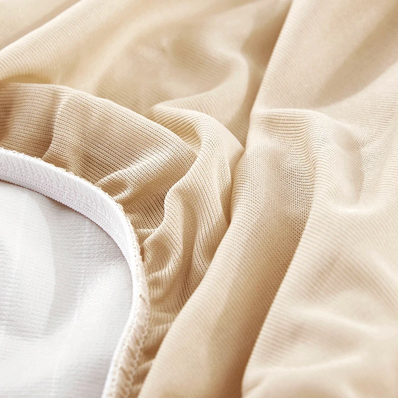 Хлопковый детский наматрасник в полоску водонепроницаемый моча Одноцветный