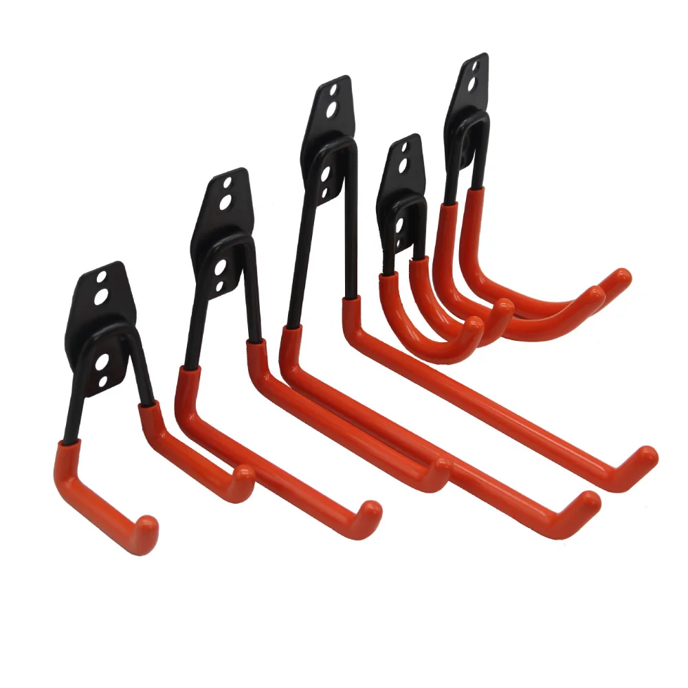 Горячий сверхмощный настенный гараж для хранения утилиты двойные крючки