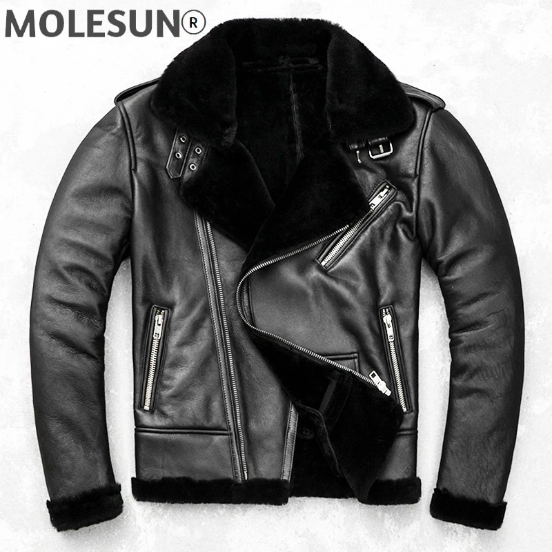 

Куртка мужская зимняя из натуральной овечьей кожи, LXR404