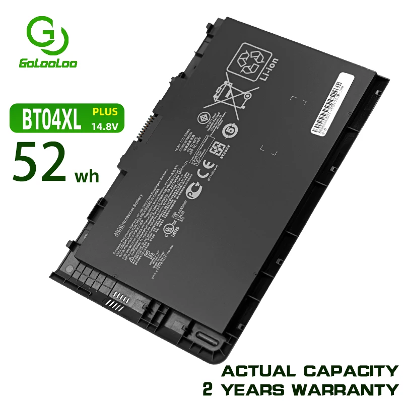 

Golooloo BT04XL Аккумулятор для ноутбука HP EliteBook Фолио 9470 9470 м 9480 HSTNN-IB3Z HSTNN-DB3Z HSTNN-I10C BA06 687517-1C1 687945-001 аккумулятор большой емкости