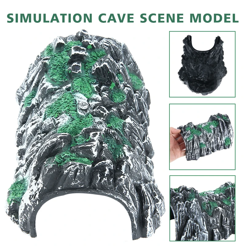 

Plastic Railway Tunnel Model Scenery Tunnel Cave Compatible Rockery Tunnel Track Train Slot Railway Accessories Kids Gifts Toy