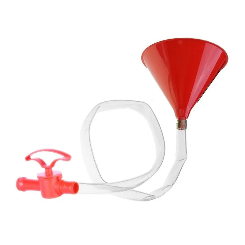

Plastic Filling Funnel Beer Funnel Wine Liquid Pipe For Birthday Valve Tool Hose Plastic Beer Party Bar Drinking Tube Festi W3I7