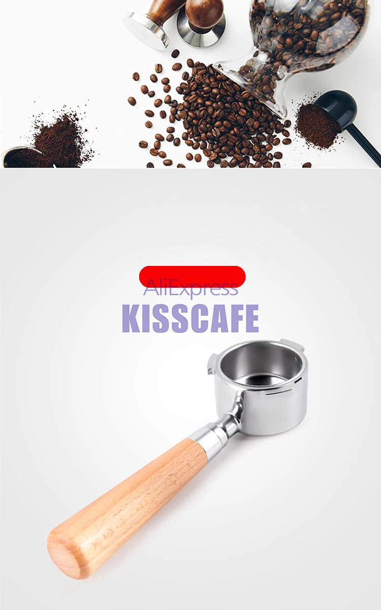 Эспрессо машина портафильтр для DeLonghi EC680 EC685 нержавеющая сталь кофе машина бездонный фильтр Держатель Бариста инструмент