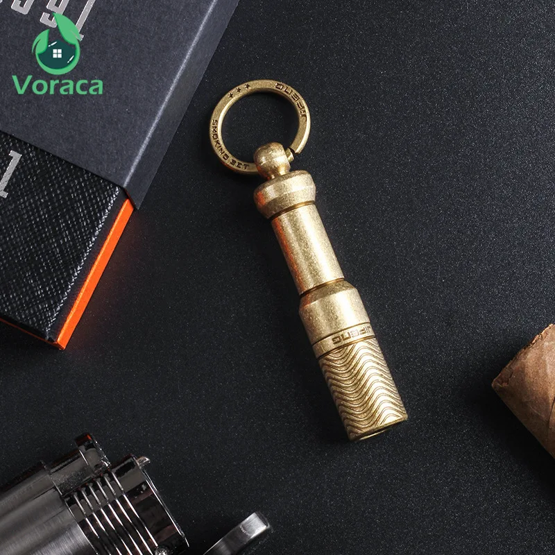 Портативный брелок для сигар из медного сплава игла сигарет инструмент