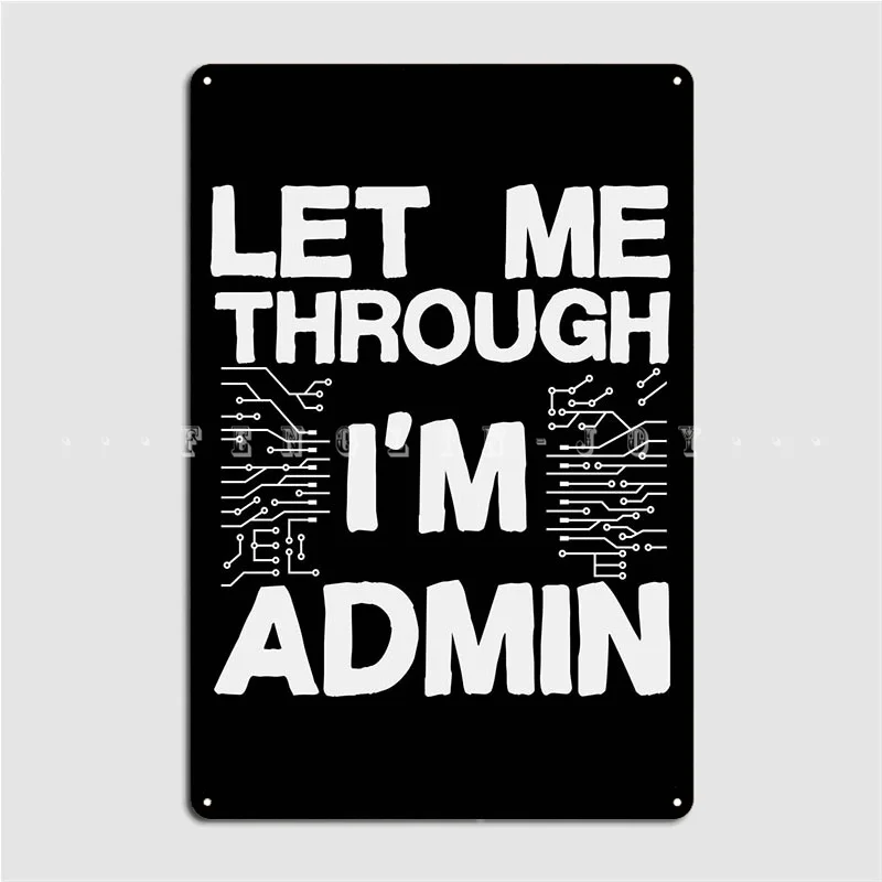 Компьютерный ученый код дБ металлический знак домашние таблички для клуба