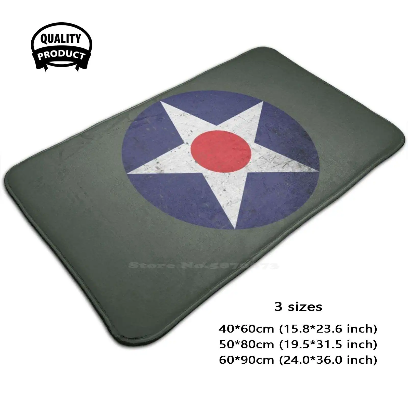 Винтажный мягкий домашний коврик Usaac 1919 - 1941 в стиле ретро