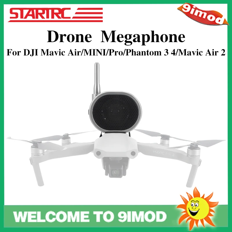 

STARTRC Drone Speaker Megaphone With Loudspeaker 1200m Control Distance For DJI Mavic Air/MINI/Pro/Phantom 3 4/Mavic Air 2