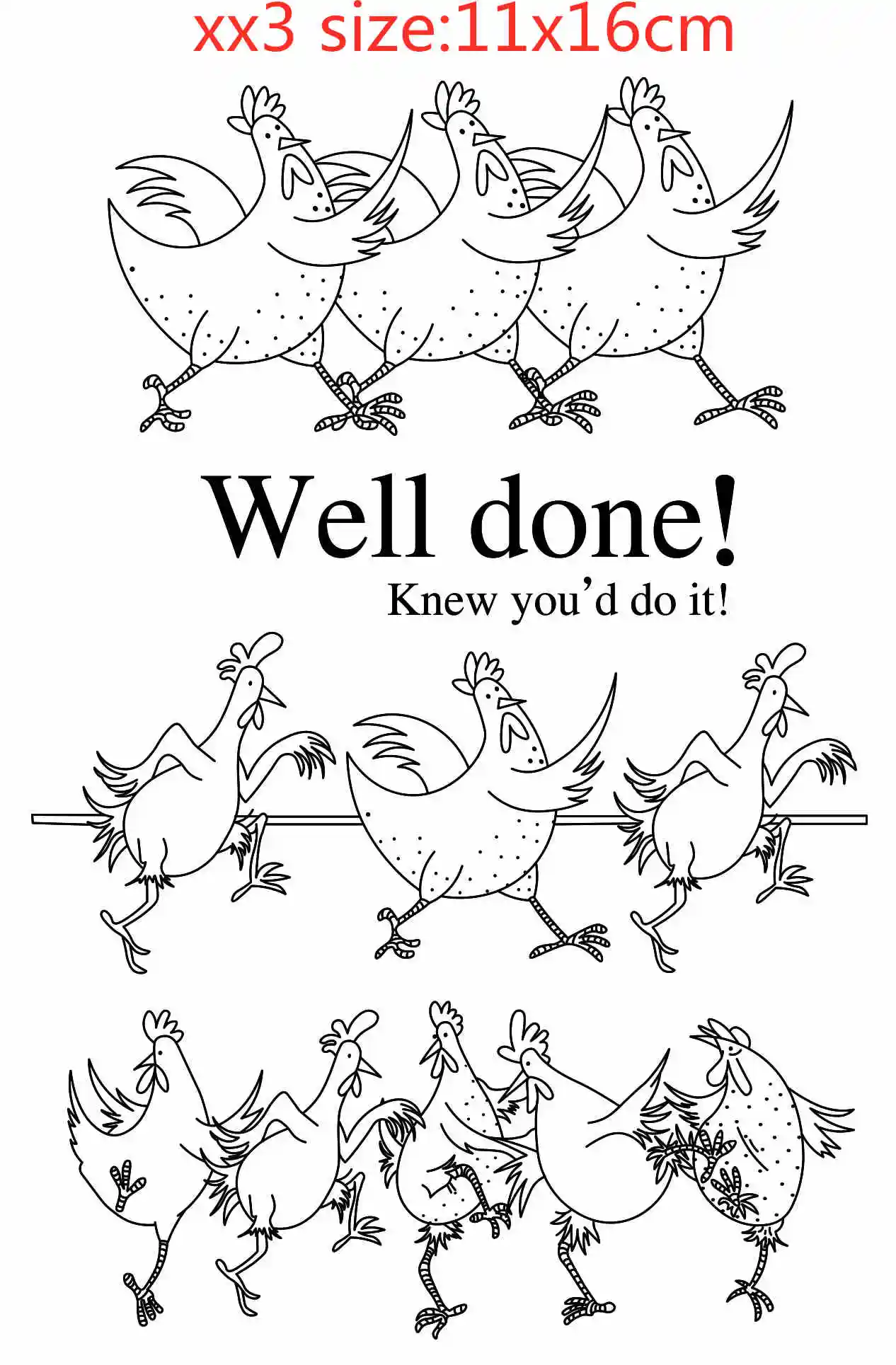 Штамп с изображением животных курицы и металлический штамп для скрапбукинга