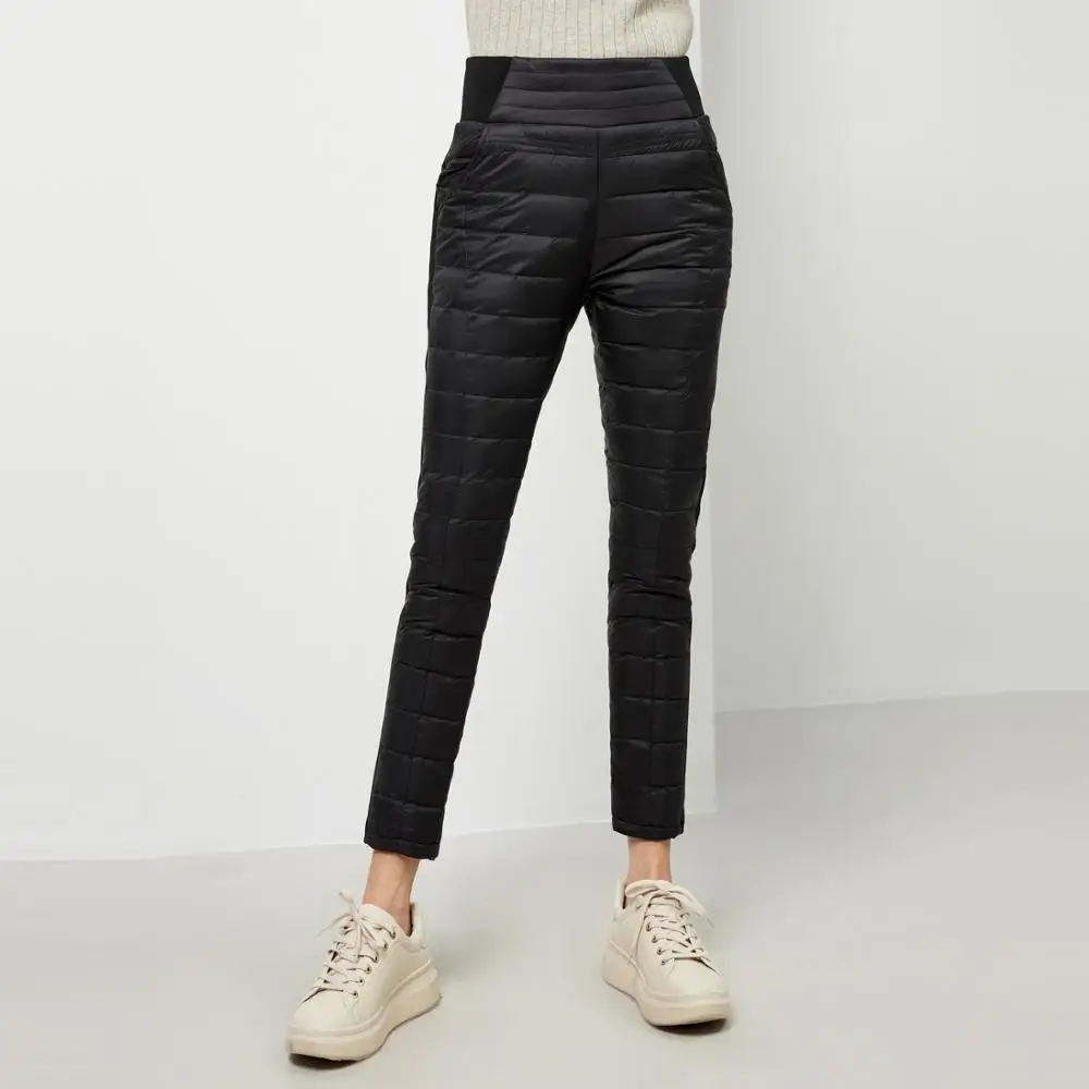 Bosideng новые женские осенние и зимние плотные теплые пуховые брюки высокого