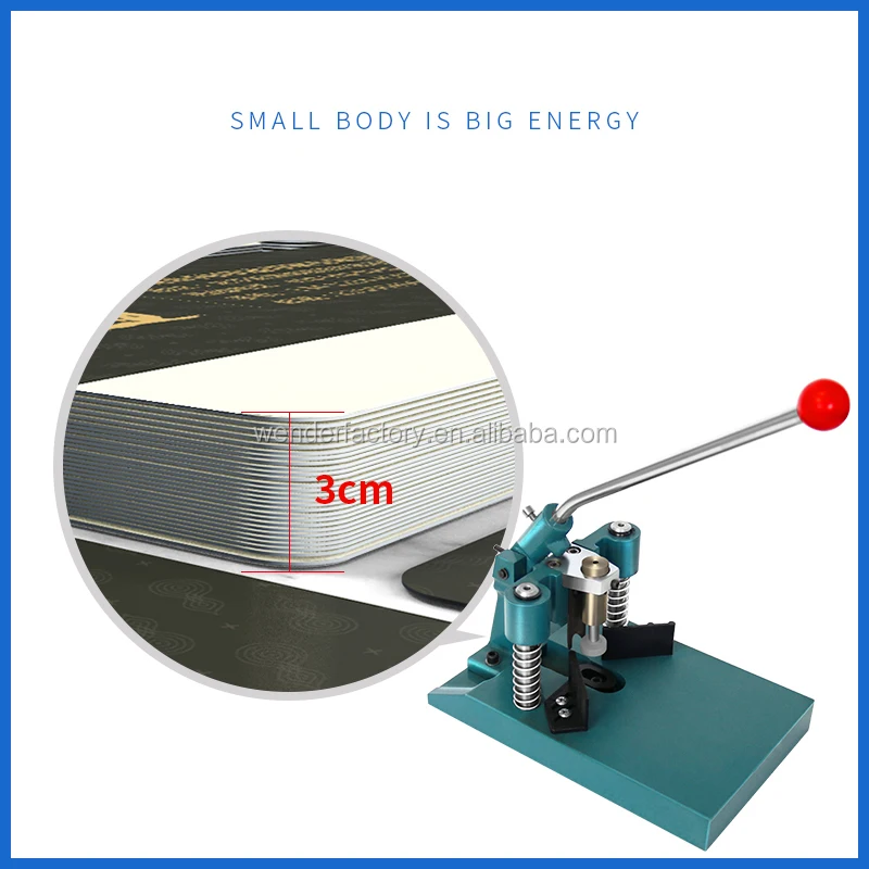 

Professional manufacturer Pressing device Manual Round Corner Cutting Machine