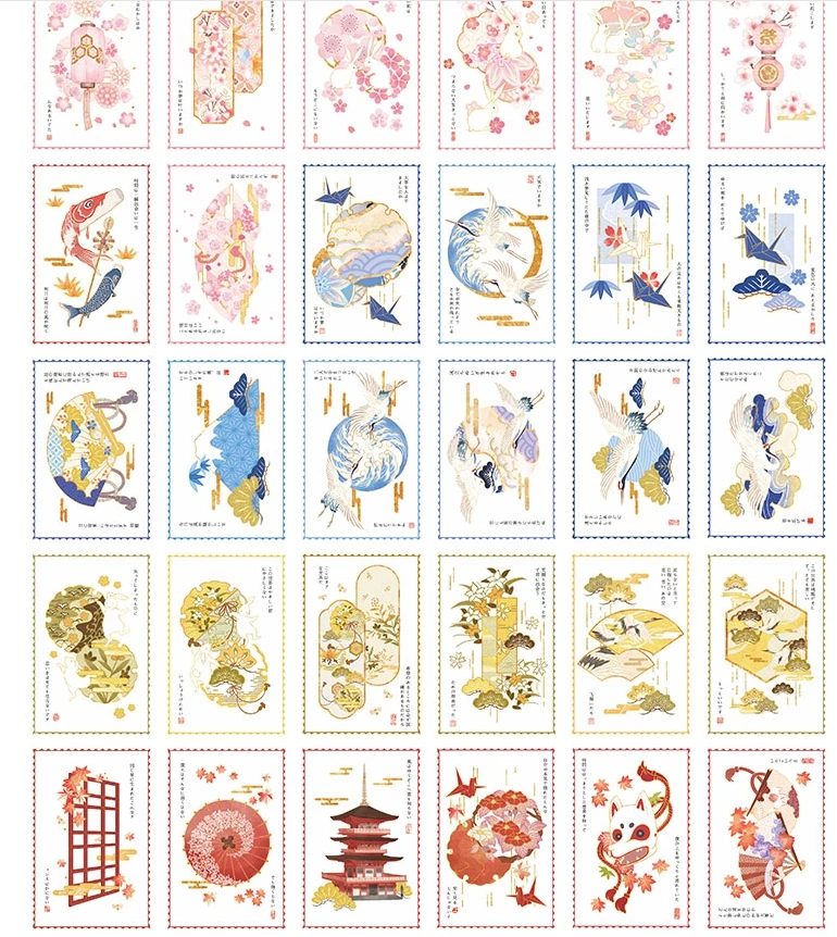 

143mmx93mm old building paper postcard(1pack=30pieces)