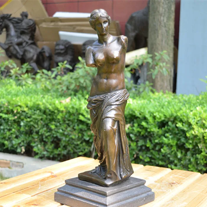 

crafts Home Venus Bronze carving Sculpture and figure ornament Works of art and home accessories Birthday business gift