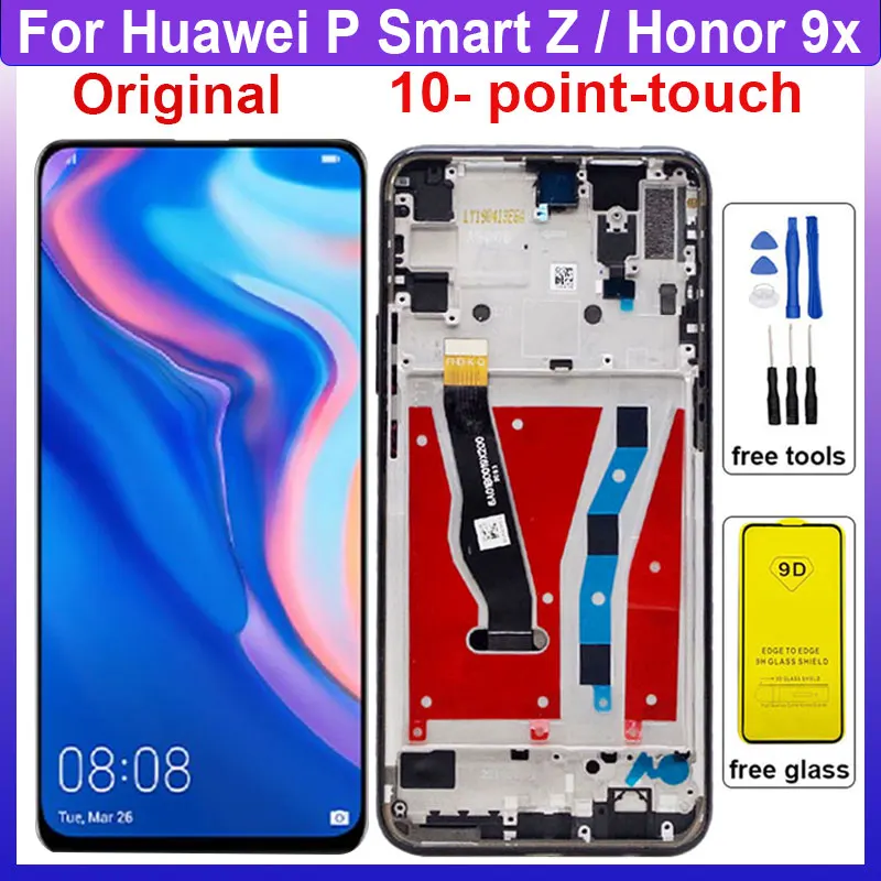 100% протестированный ЖК дисплей для Huawei P Smart Z STK LX1 сенсорный экран дигитайзер