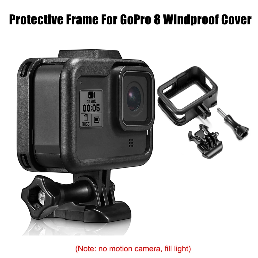 Пластиковый корпус чехол Защитный с винтовой рамкой крепление для Gopro Hero 8