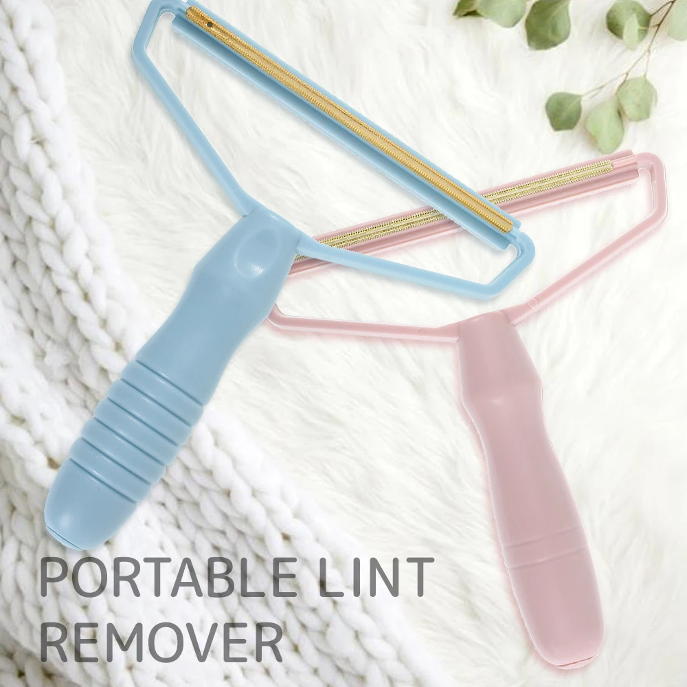 

Portable Hair Remover Manual Clothes Lint Remover Fuzz Babric Shaver Brush Double Side Hair Cleaning Tool for Woven Coat Carpet