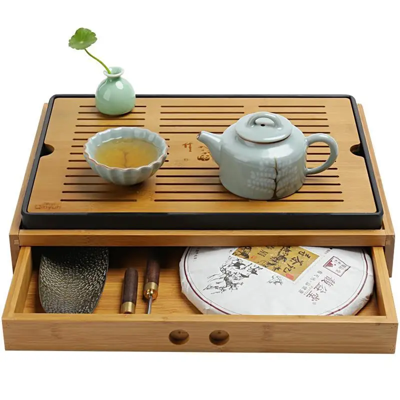 Поднос для китайского чайного столика сервиз церемоний поднос Пуэра кунг-фу | Дом