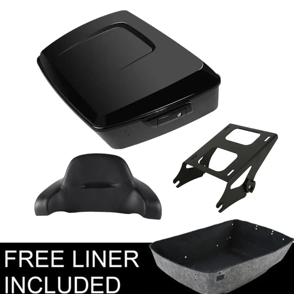 Мотоцикл King Pack багажник спинка Съемная Монтажная стойка для Harley Tour Pak Touring Road Glide