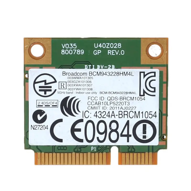 BCM4322 Беспроводная 802.11a/b/g/n Двухдиапазонная мини Pci e Wifi WLAN карта DW1530 для Dell E6420 E5510 Acer