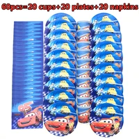 disney lightning mcqueen cars birthday party decorations kids cups plates napkins baby shower disposable tableware set supplies