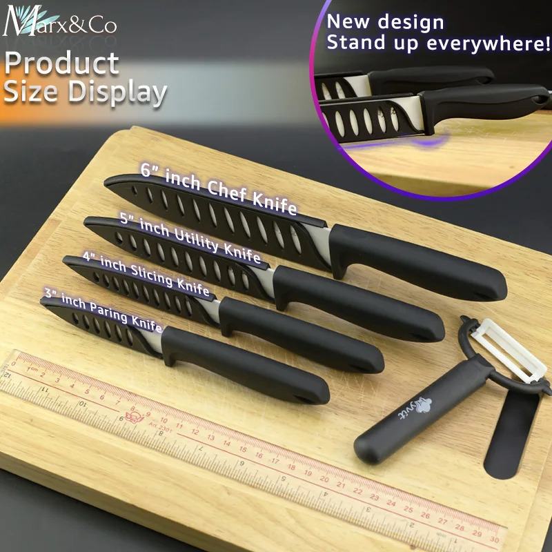 Керамический нож 3 4 5 6 дюймов кухонные ножи белое лезвие шеф-повар утилита для