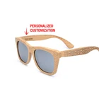 Мужские и женские солнцезащитные очки BOBO BIRD, бамбуковые ретро-очки с серебряными поляризационными стеклами, подарочная шкатулка из бамбука по индивидуальному заказу