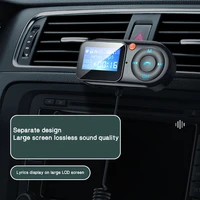 bluetooth 5 0 fm transmitter car hands free kit mp3 modulator player wireless audio receiver usb car charger