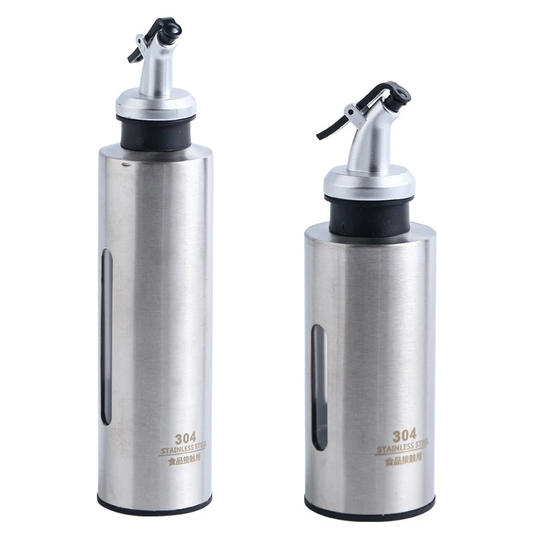 

2 Pcs Oil Pot Lecythus Soy Sauce Vinegar Pot Sealed Leak-Proof Household Heat Resisting Kitchen Seasoning Box