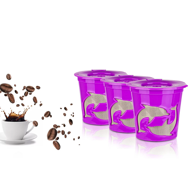 3 шт. кофе капсулы стручки многоразового фильтр чашка подходит для Keurig Hot Plus 2 0| |